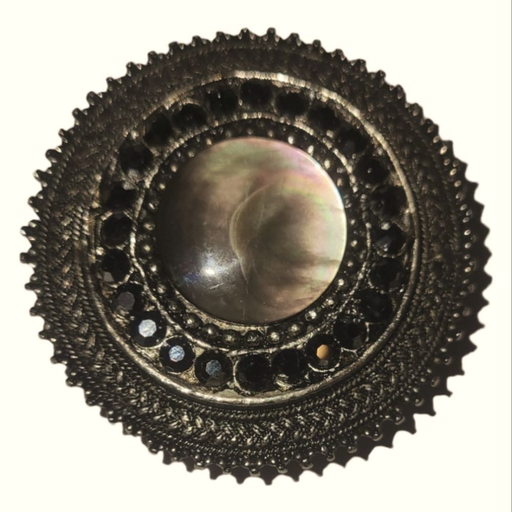 Custum Made Todd Anthony Silver Belt Buckle
